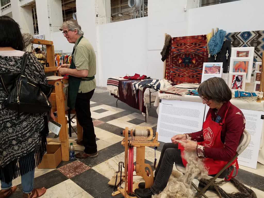 Notes on demonstrating spinning at the Smithsonian Folklife Festival