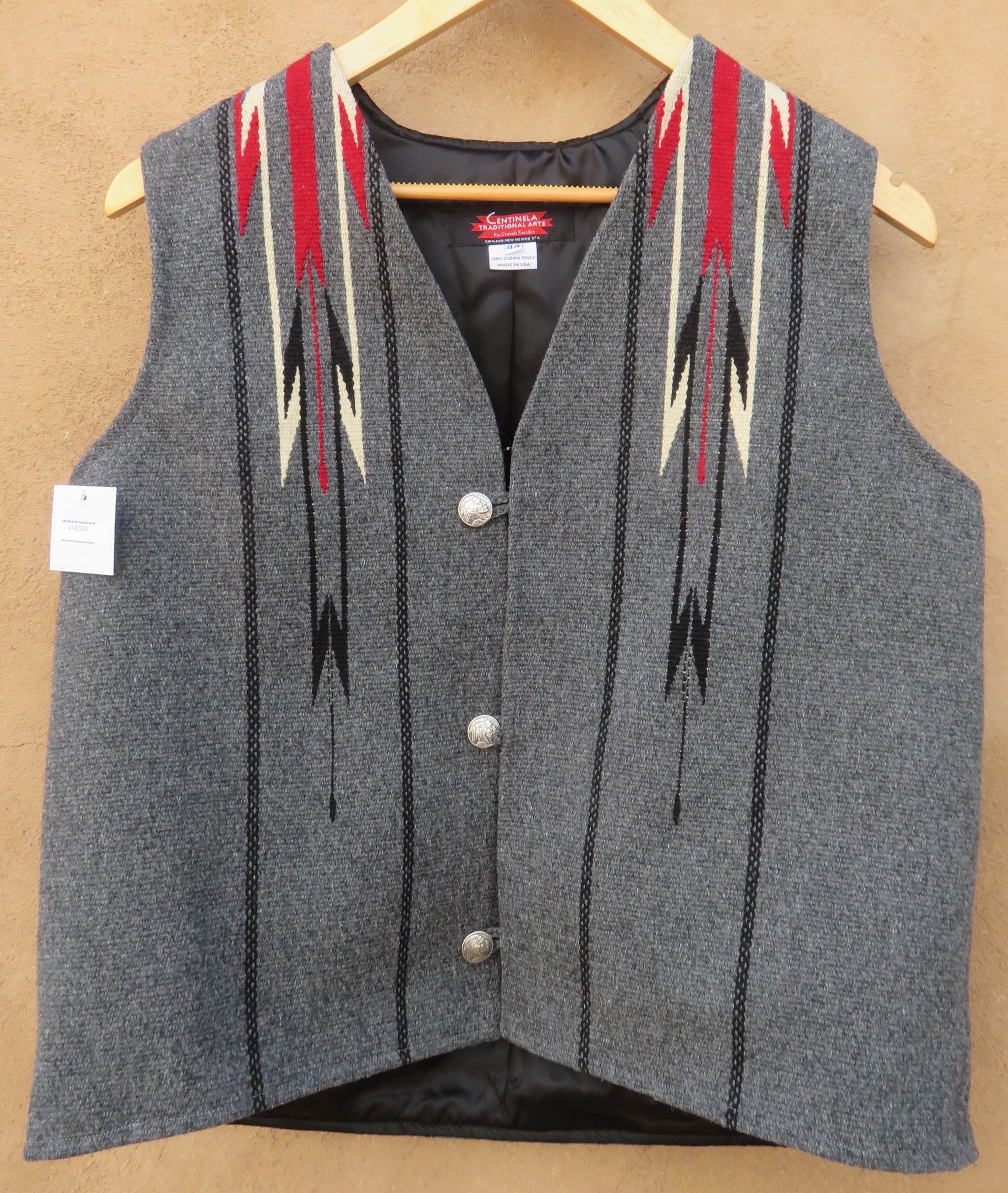 トップス CENTINELA / USA chimayo vest Size 44 Vests – chimayoweavers
